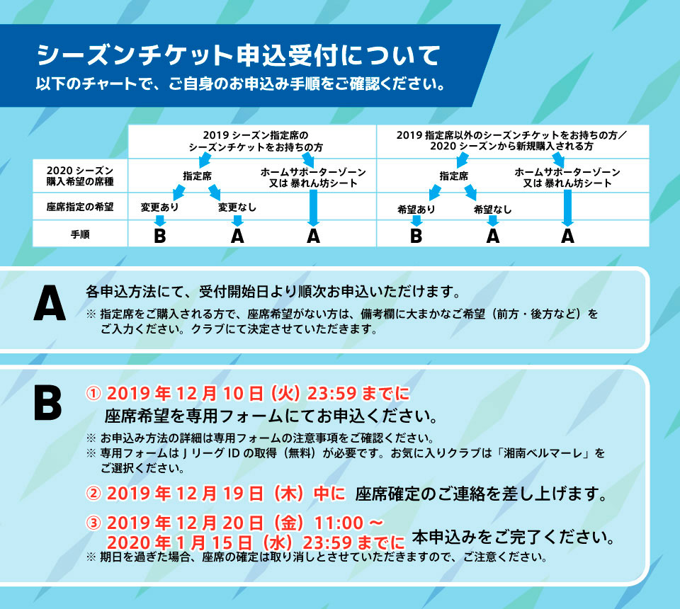 シーズン公式サポーターズクラブベル12 シーズンチケット受付開始のお知らせ 湘南ベルマーレ公式サイト